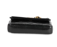 Chanel Black Quilted Patent Leather Mini Belt Bag