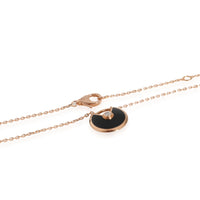 Cartier Amulette de Cartier Diamond Pendant in 18k Rose Gold 0.02 CTW