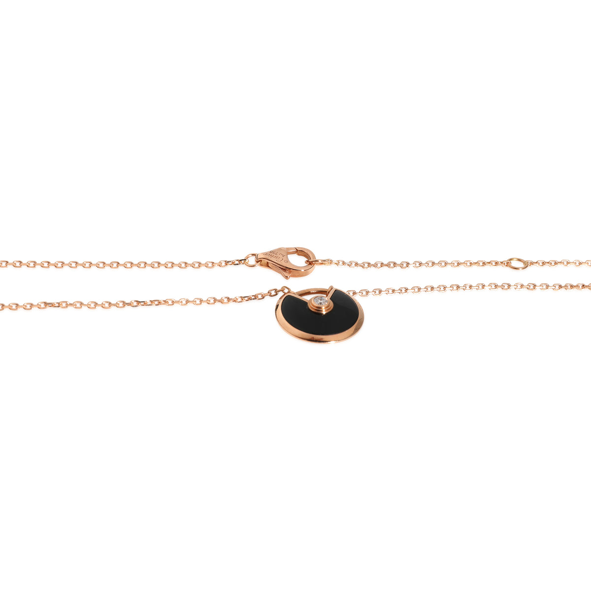 Cartier Amulette de Cartier Diamond Pendant in 18k Rose Gold 0.02 CTW