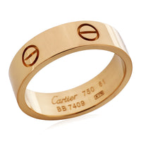 Cartier Love Ring in 18k Yellow Gold