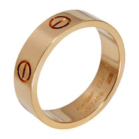 Cartier Love Ring in 18k Yellow Gold