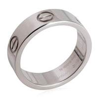 Cartier Love Ring in 18k White Gold