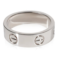 Cartier Love Ring in 18k White Gold