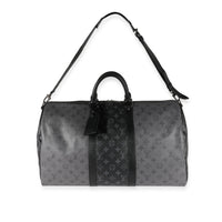 Louis Vuitton Monogram Eclipse Reverse Keepall Bandoulière 50