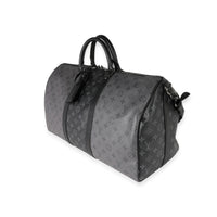 Louis Vuitton Monogram Eclipse Reverse Keepall Bandoulière 50