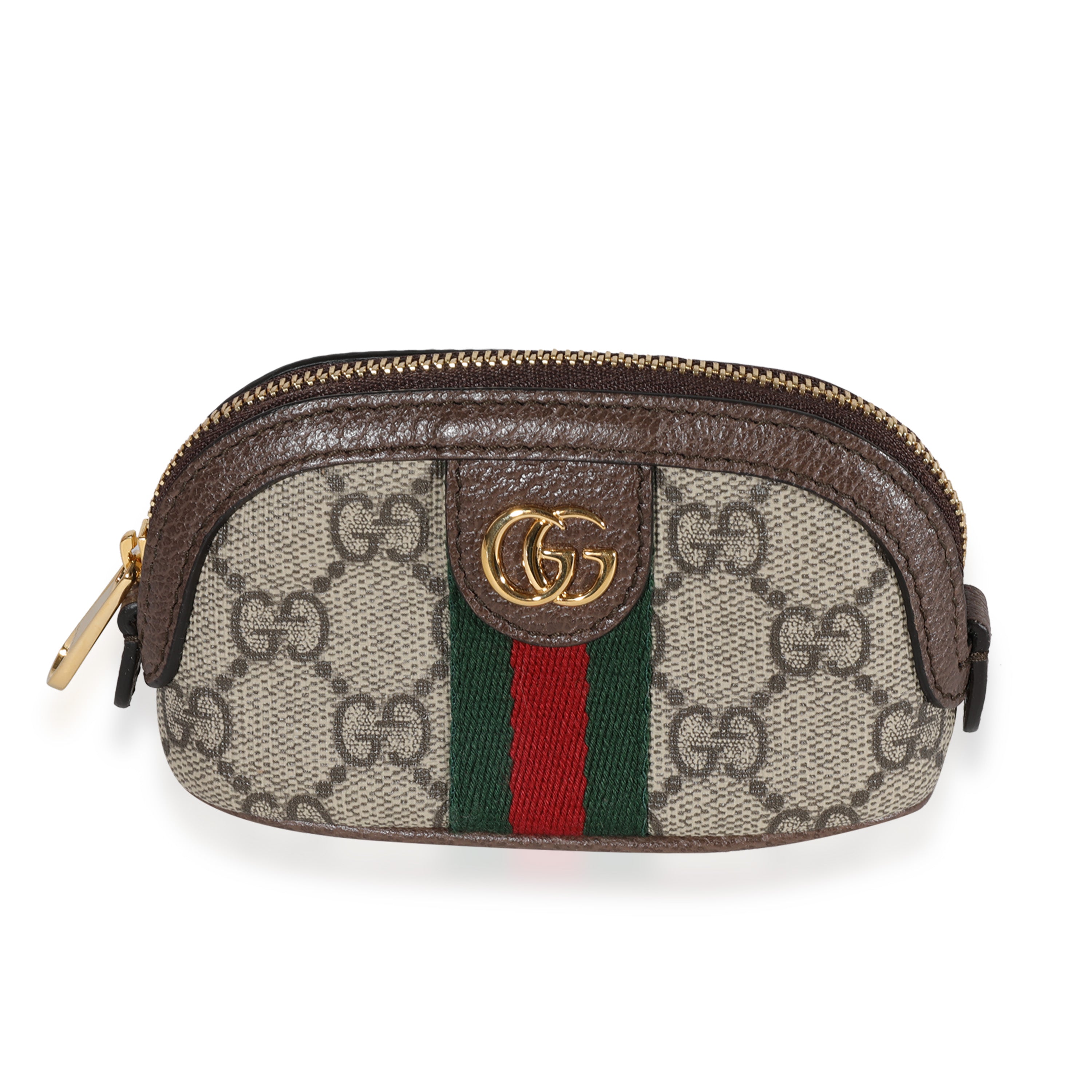 Gucci Web Stripe Ophidia Keychain - Gem