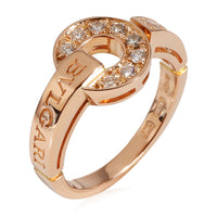 Bvlgari Bvlgari Diamond Ring in 18k Rose Gold 0.28 CTW