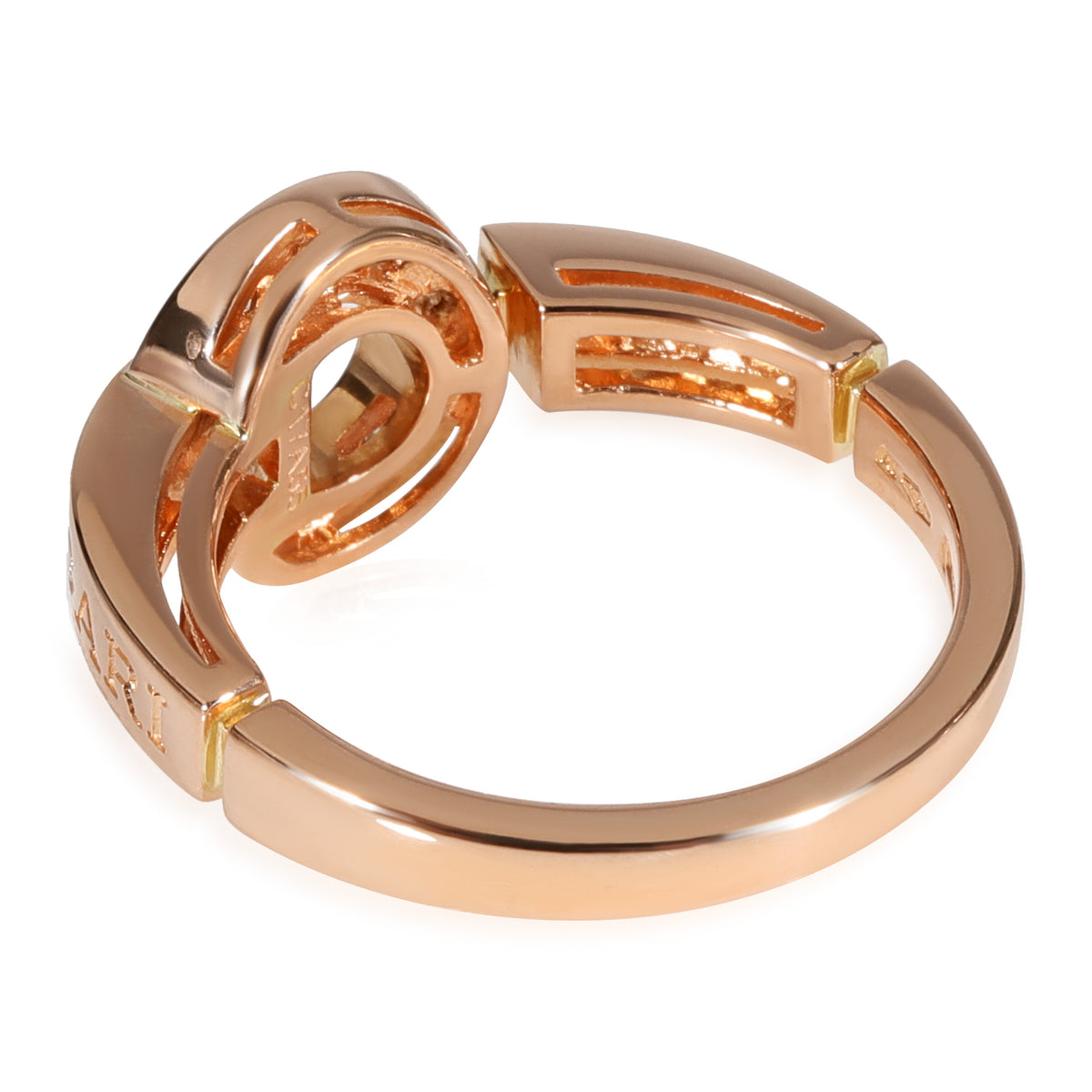 Bvlgari Bvlgari Diamond Ring in 18k Rose Gold 0.28 CTW