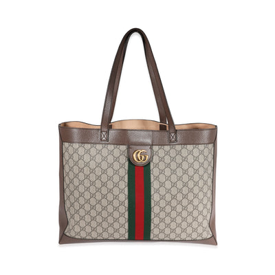 Gucci GG Supreme & Web Ophidia Soft Tote