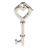 Tiffany & Co. Mini Heart Key Pendant in 925 Sterling Silver