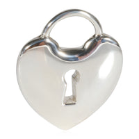 Sterling Silver Tiffany & Co. Heart Lock Pendant