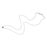 Tiffany & Co. Elsa Peretti Tsavorite Necklace in 925 Sterling Silver