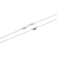 Tiffany & Co. Elsa Peretti Tsavorite Necklace in 925 Sterling Silver