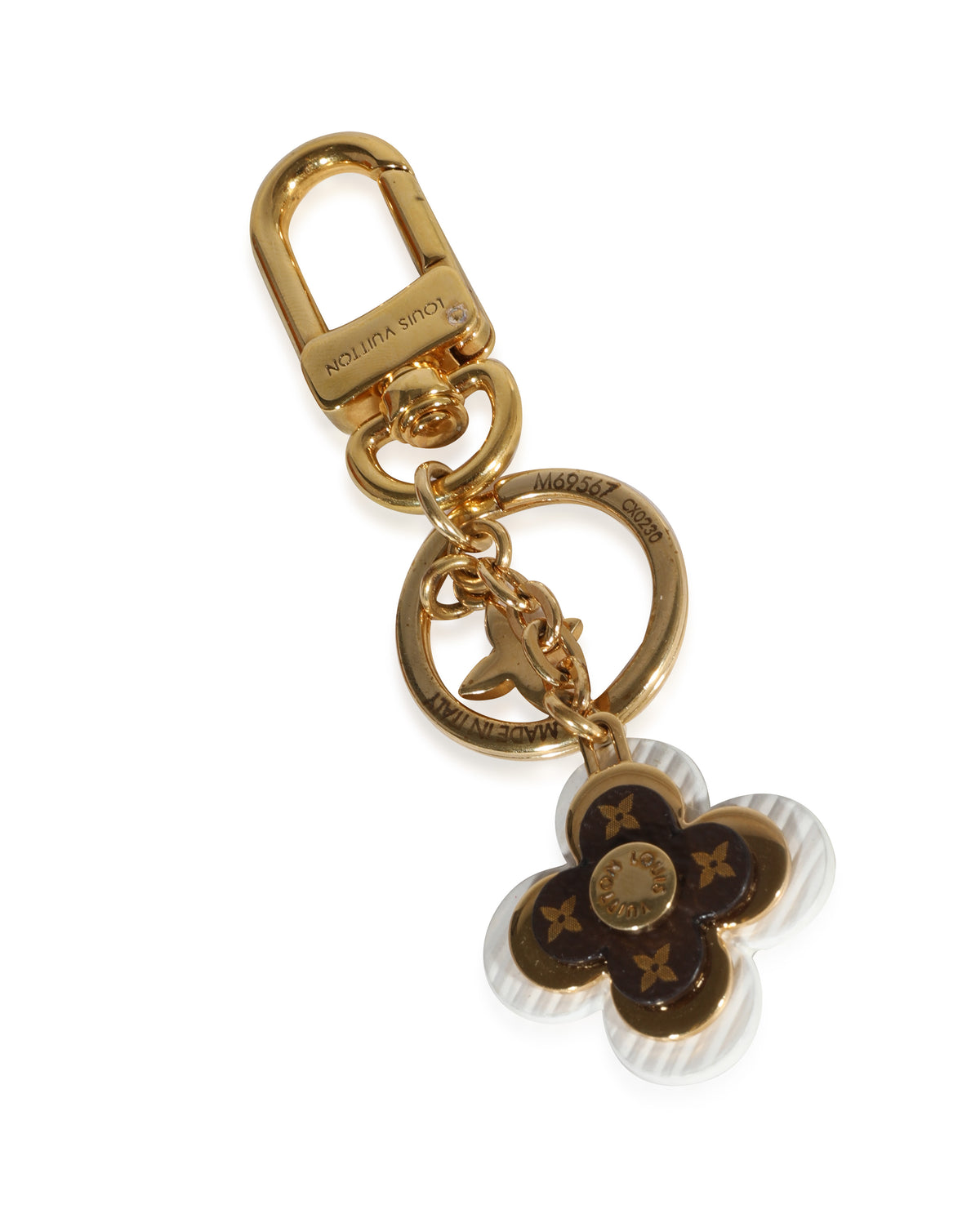 Louis Vuitton Blooming Bag Charm, Gold, One Size
