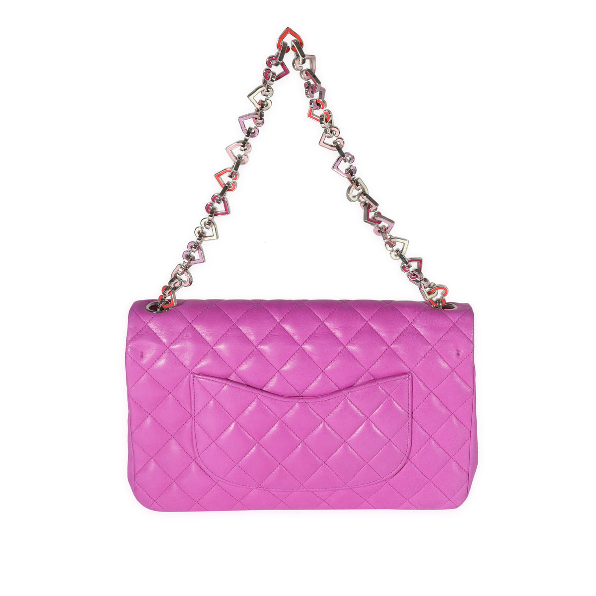 chanel heart purse pink
