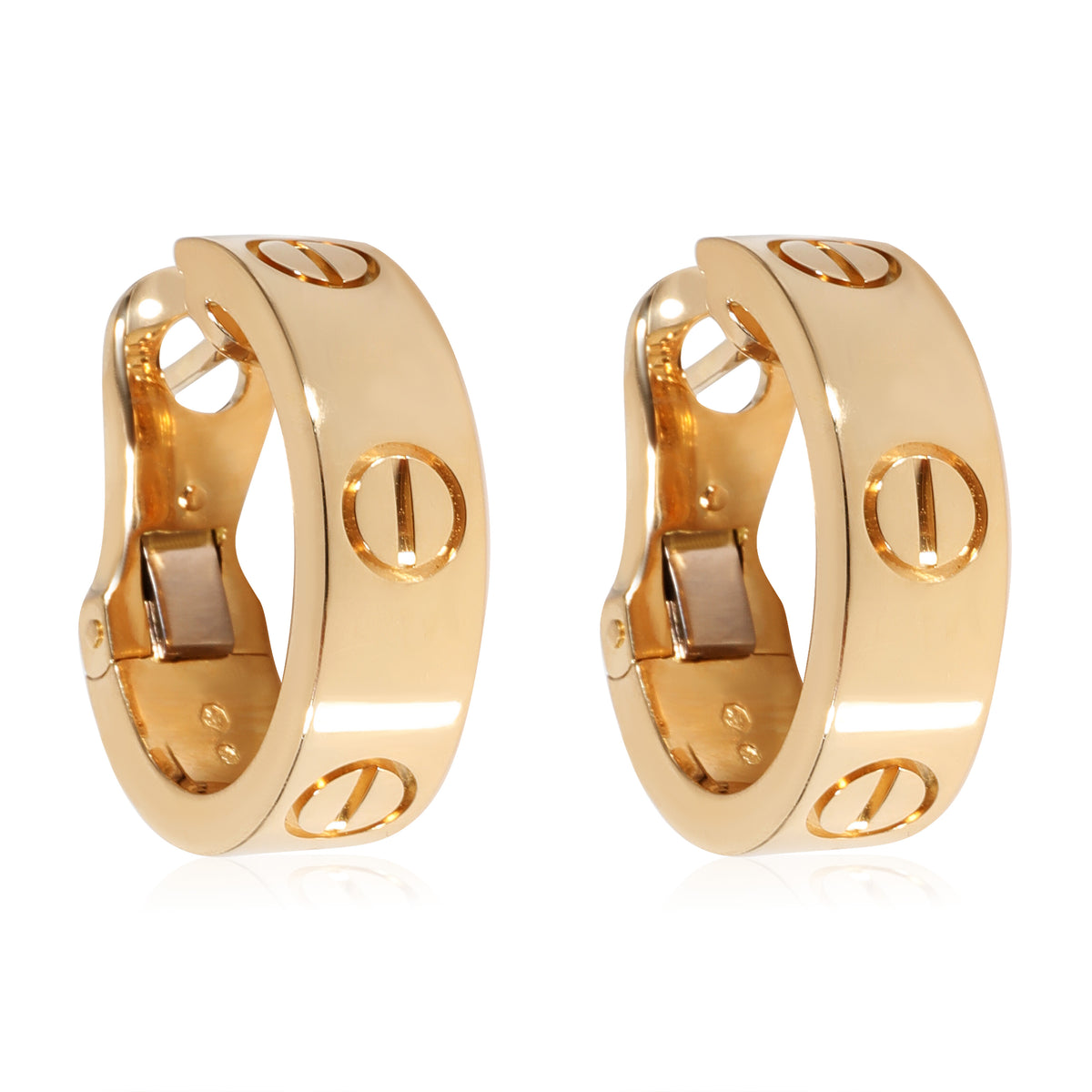 Cartier Love Earrings in 18k Yellow Gold