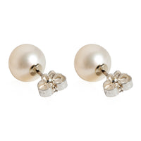 Tiffany & Co. Ziegfeld Collection Pearl Earrings in 925 Sterling Silver