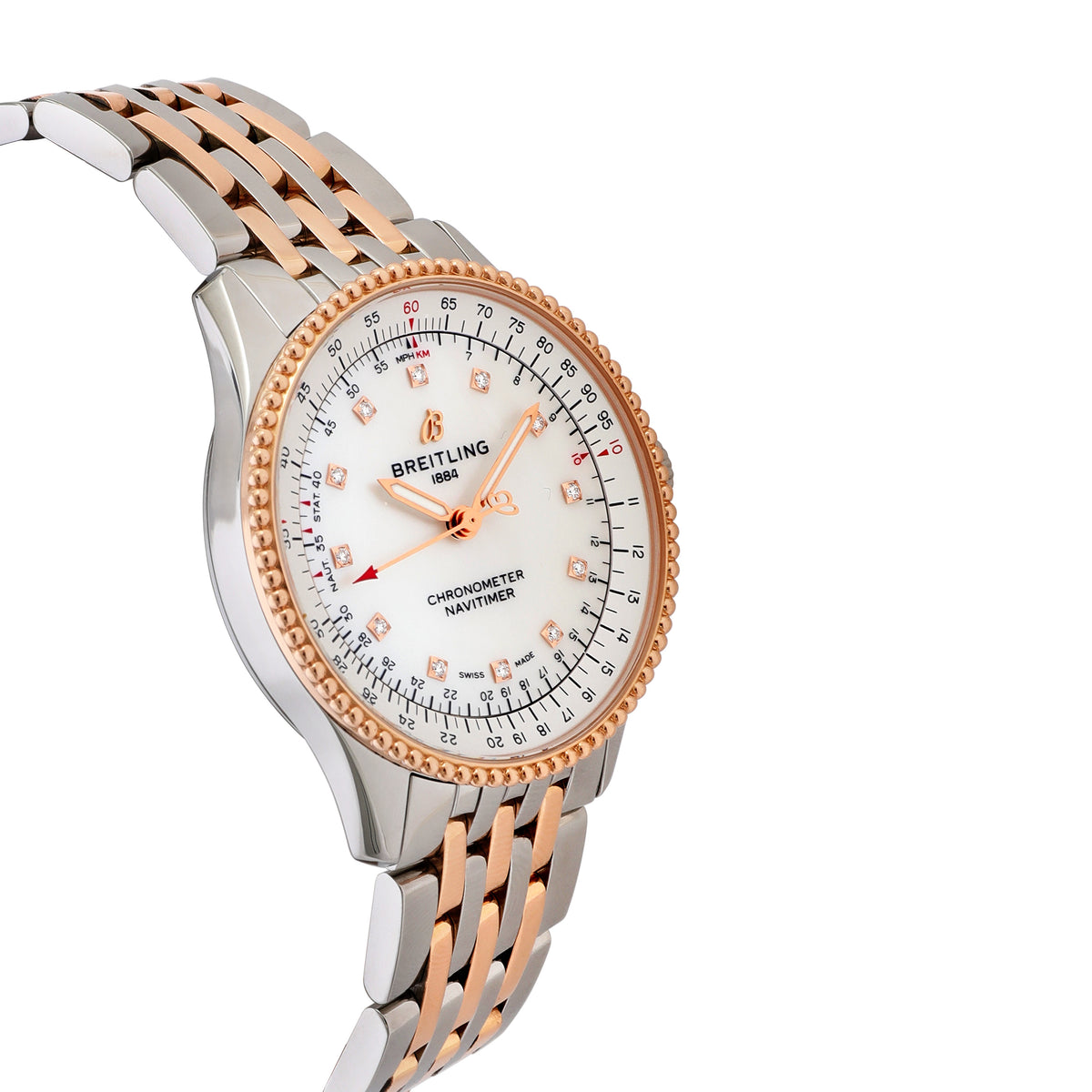 Breitling Navitimer 35 U17395211A1U1 Unisex Watch in 18kt