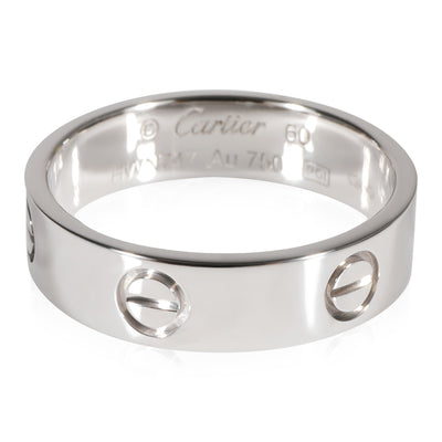 Cartier Love Ring in 18k White Gold