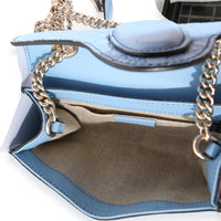 Light Blue Microguccissima Mini Emily Bag