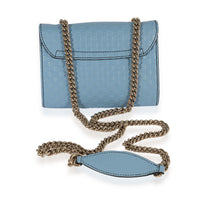 Light Blue Microguccissima Mini Emily Bag