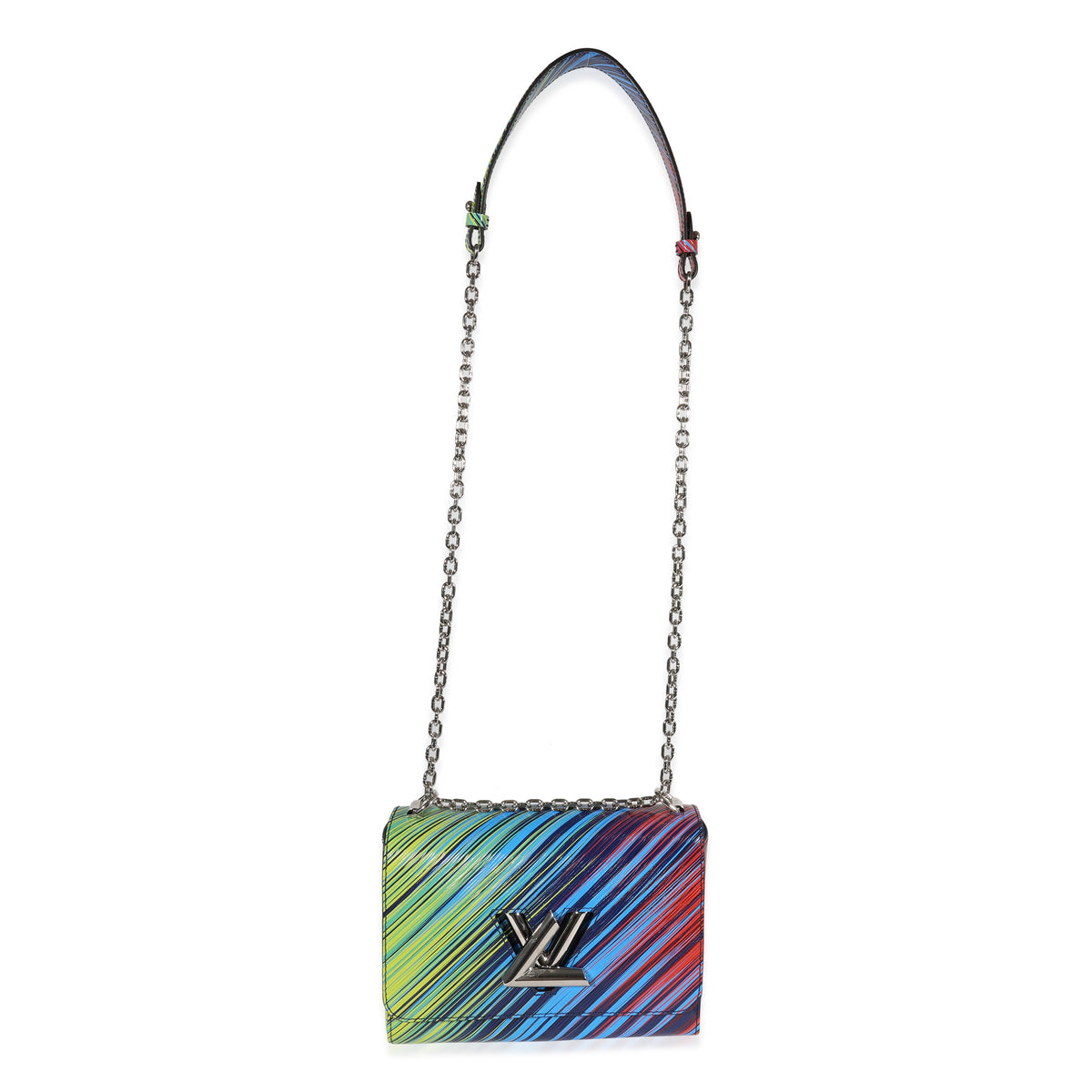 Louis Vuitton Twist Handbag Epi Leather with Iridescent Hardware