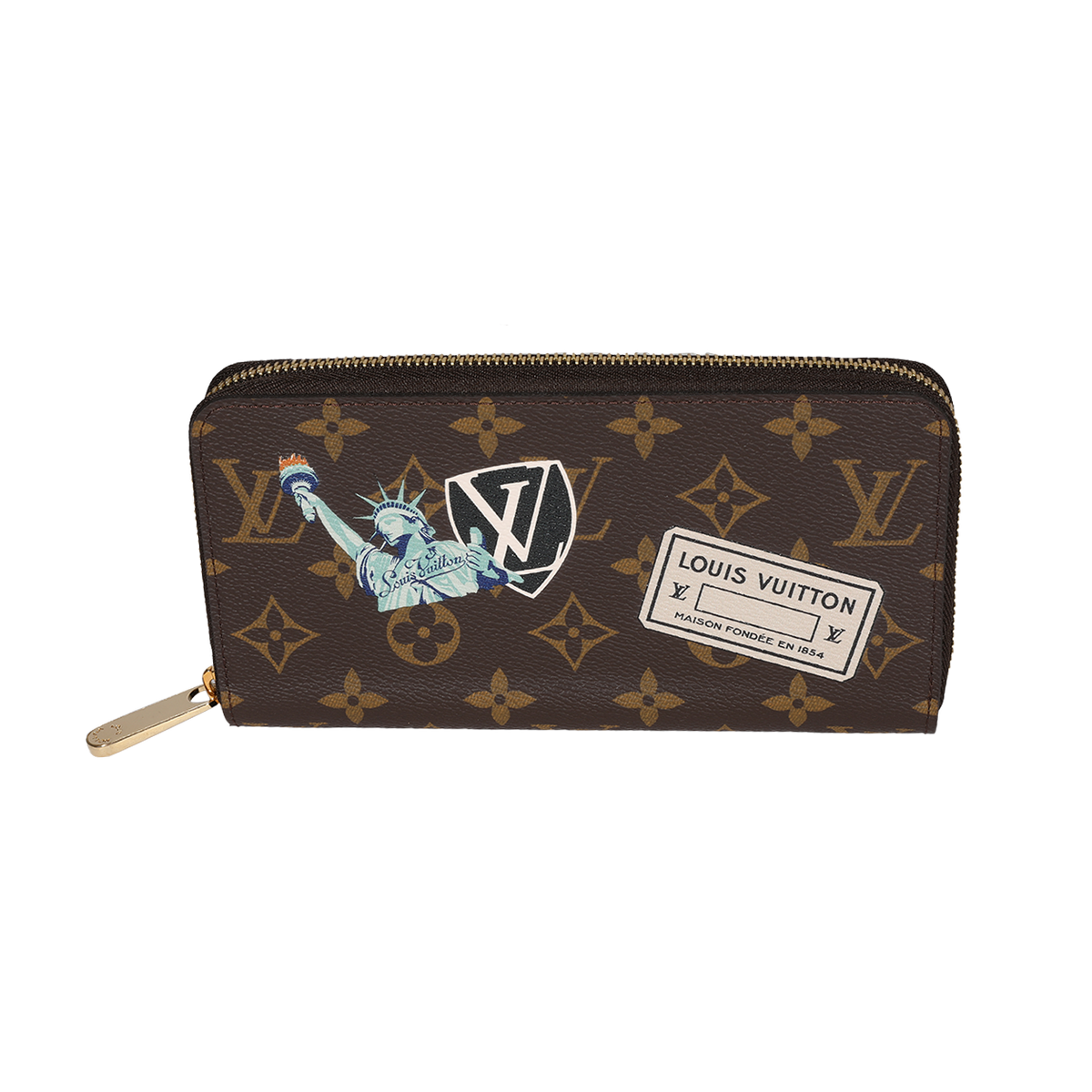 Louis Vuitton Monogram Canvas My LV World Tour Zippy Wallet