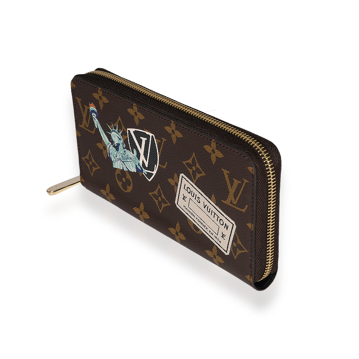 Louis Vuitton Monogram World Tour Zippy Wallet of Coated Canvas