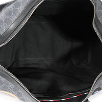 Gucci Black GG Supreme Canvas Night Courrier Carry-On-Duffle