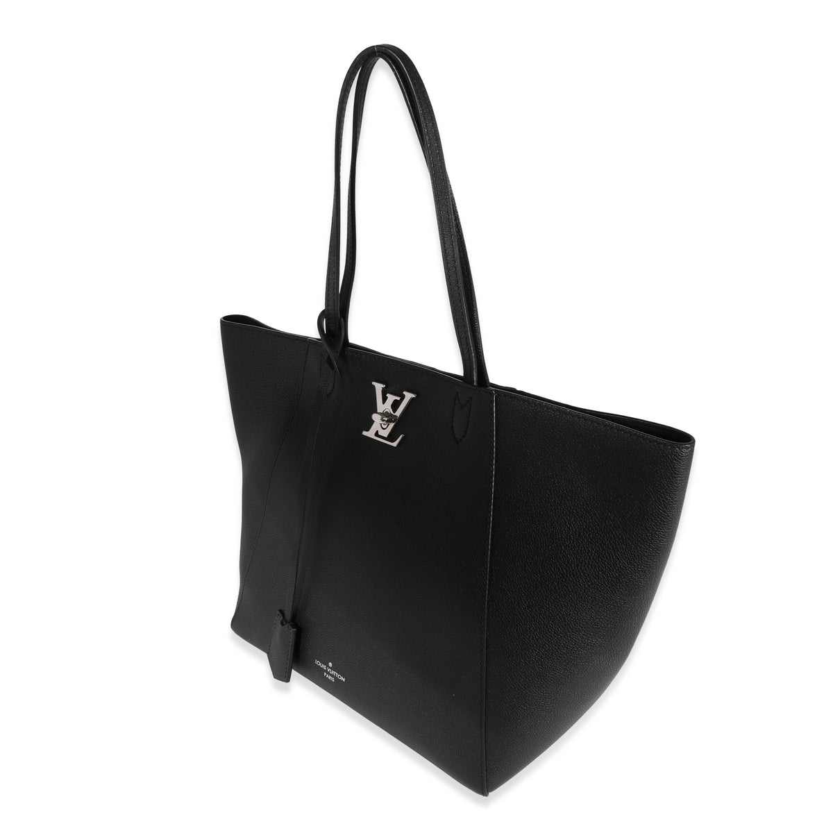 White Louis Vuitton LockMe Cabas Tote Bag
