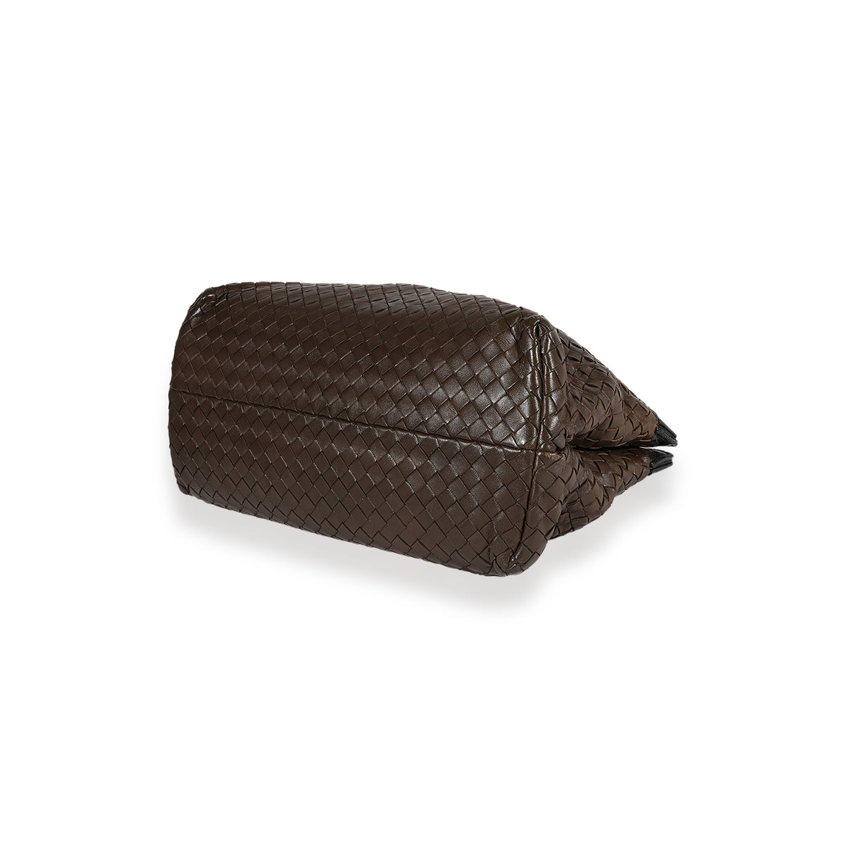 Bottega Veneta Brown Intrecciato Leather Roma Chain Tote