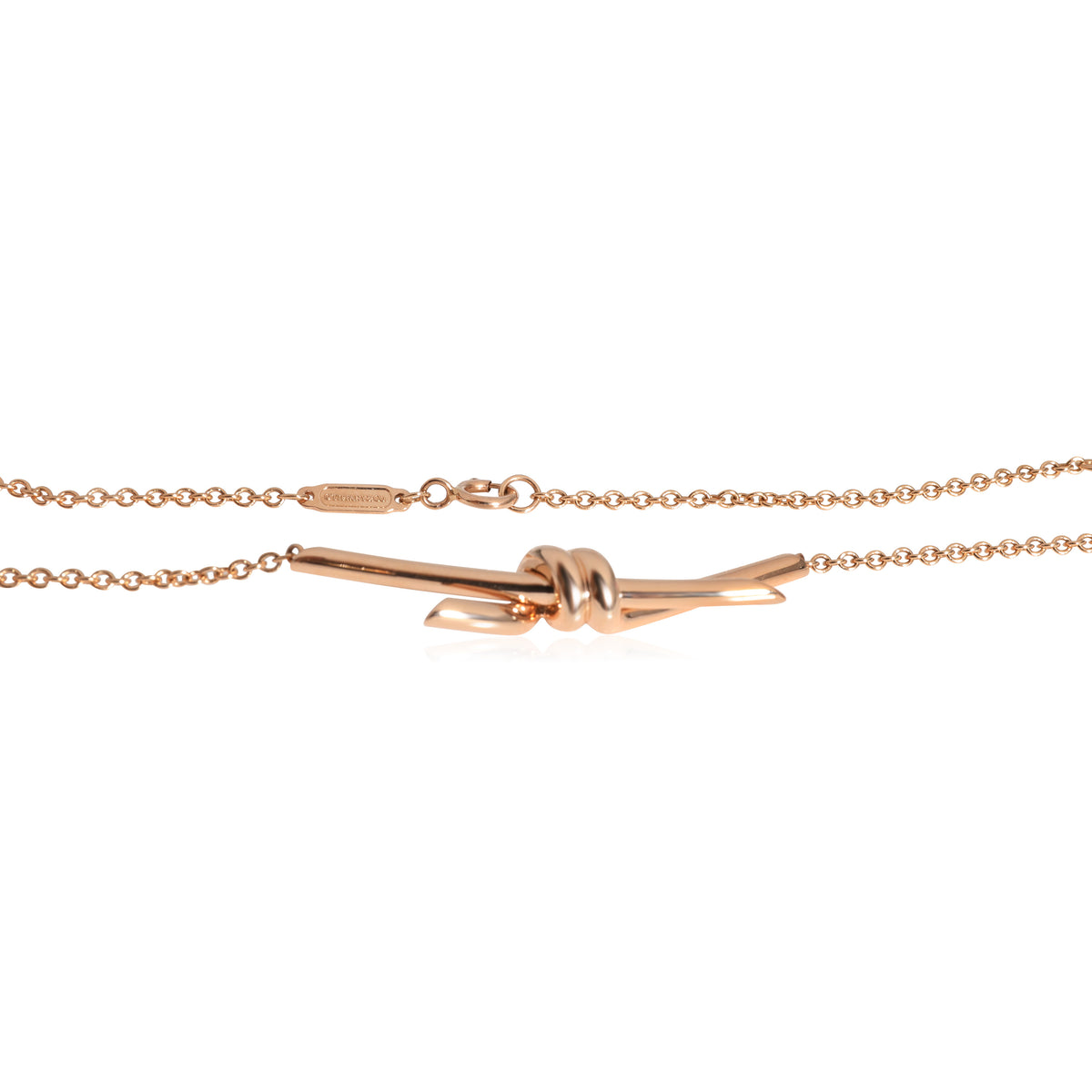 Tiffany & Co. Knot Pendant in 18k Rose Gold