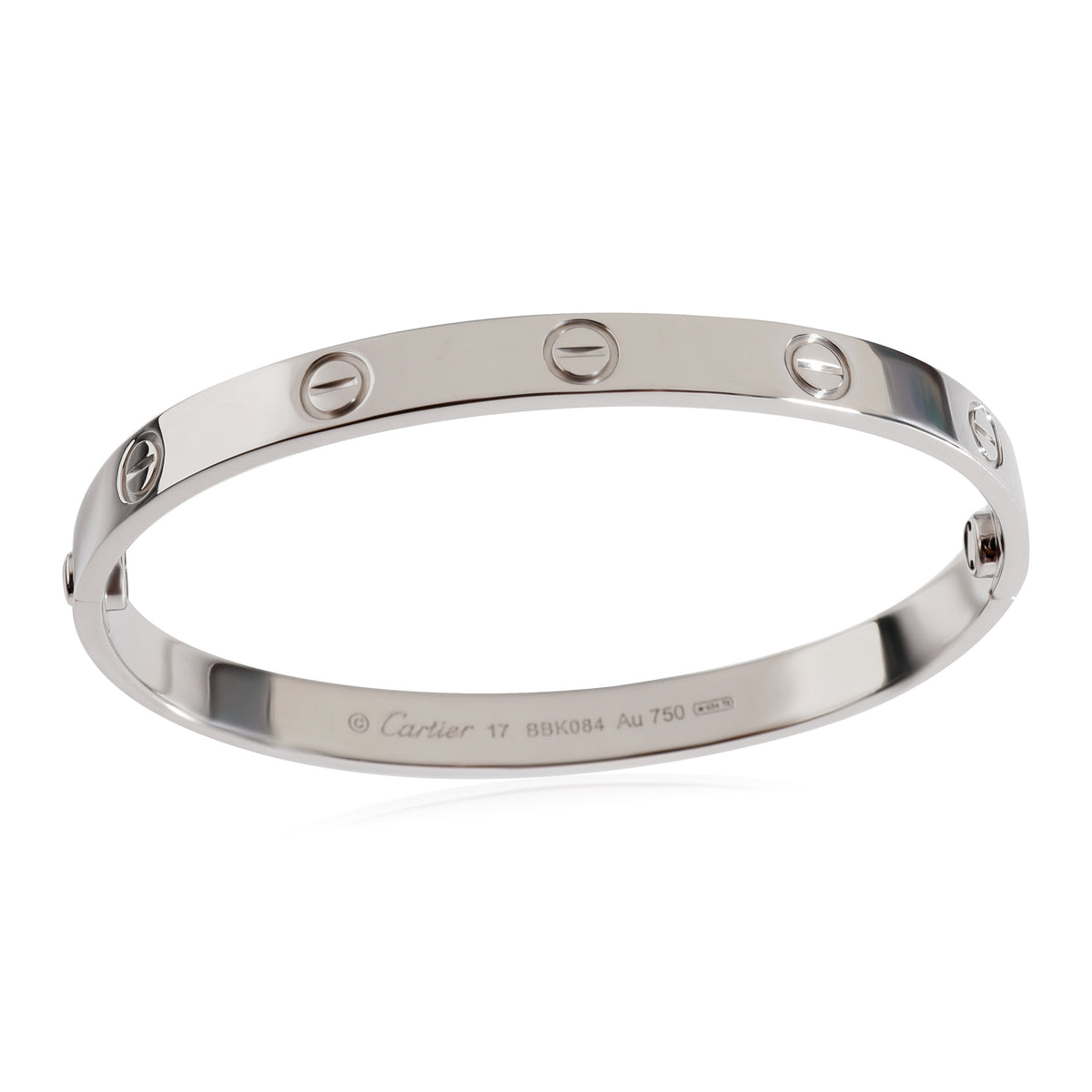 Cartier Love Bracelet in 18k White Gold