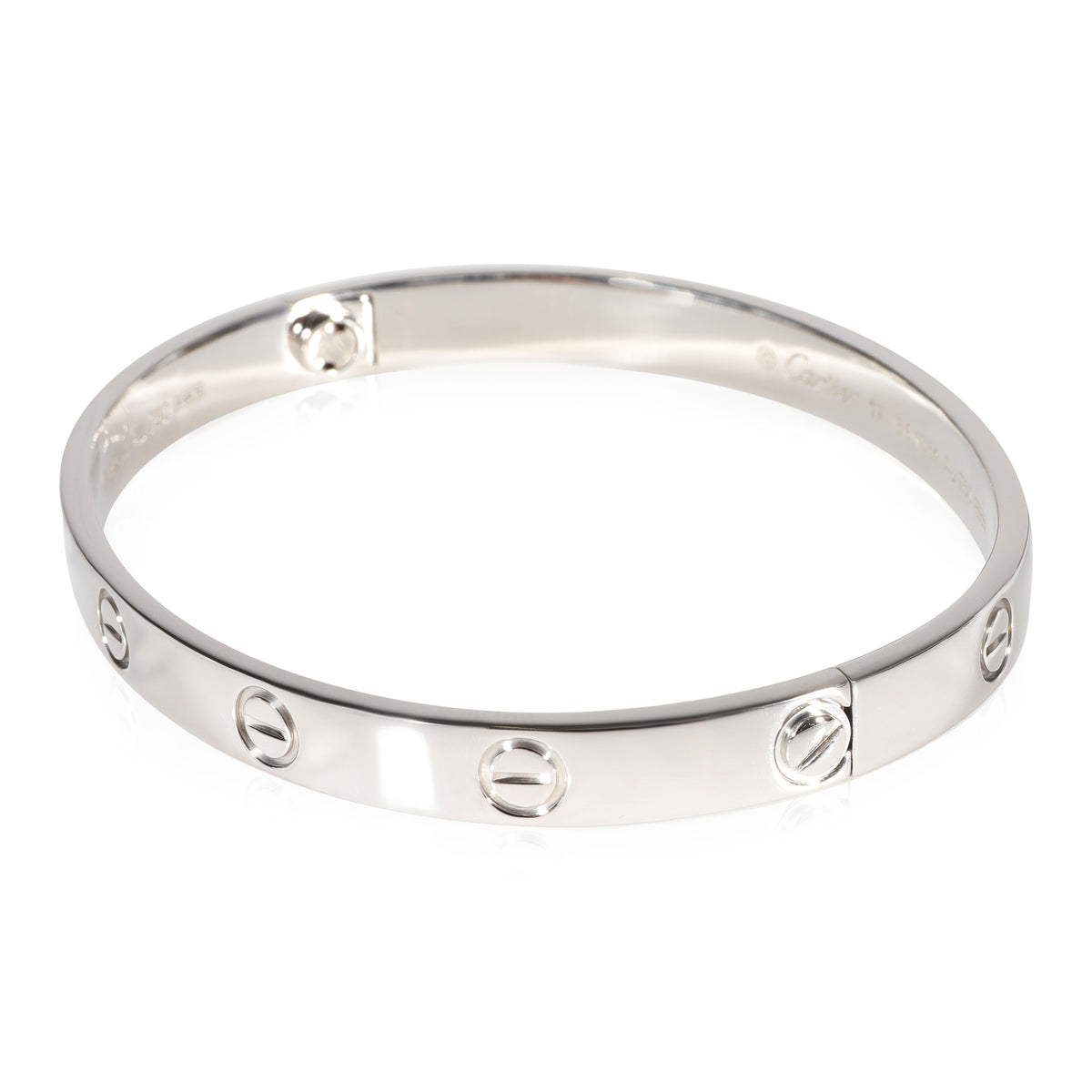 Cartier Love Bracelet in 18k White Gold