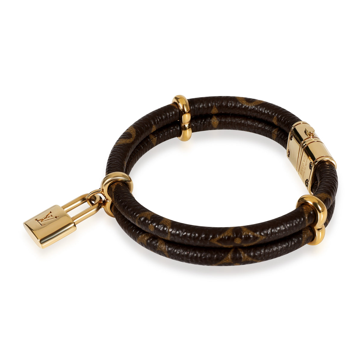 Louis Vuitton Monogram Canvas Keep It Twice Bracelet (SHF-bGCJfZ