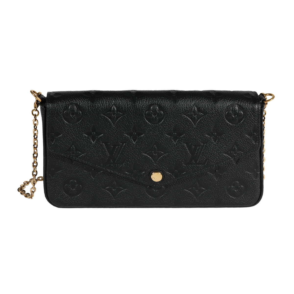 Louis Vuitton Black Monogram Empreinte Leather Card Holder, myGemma, SG