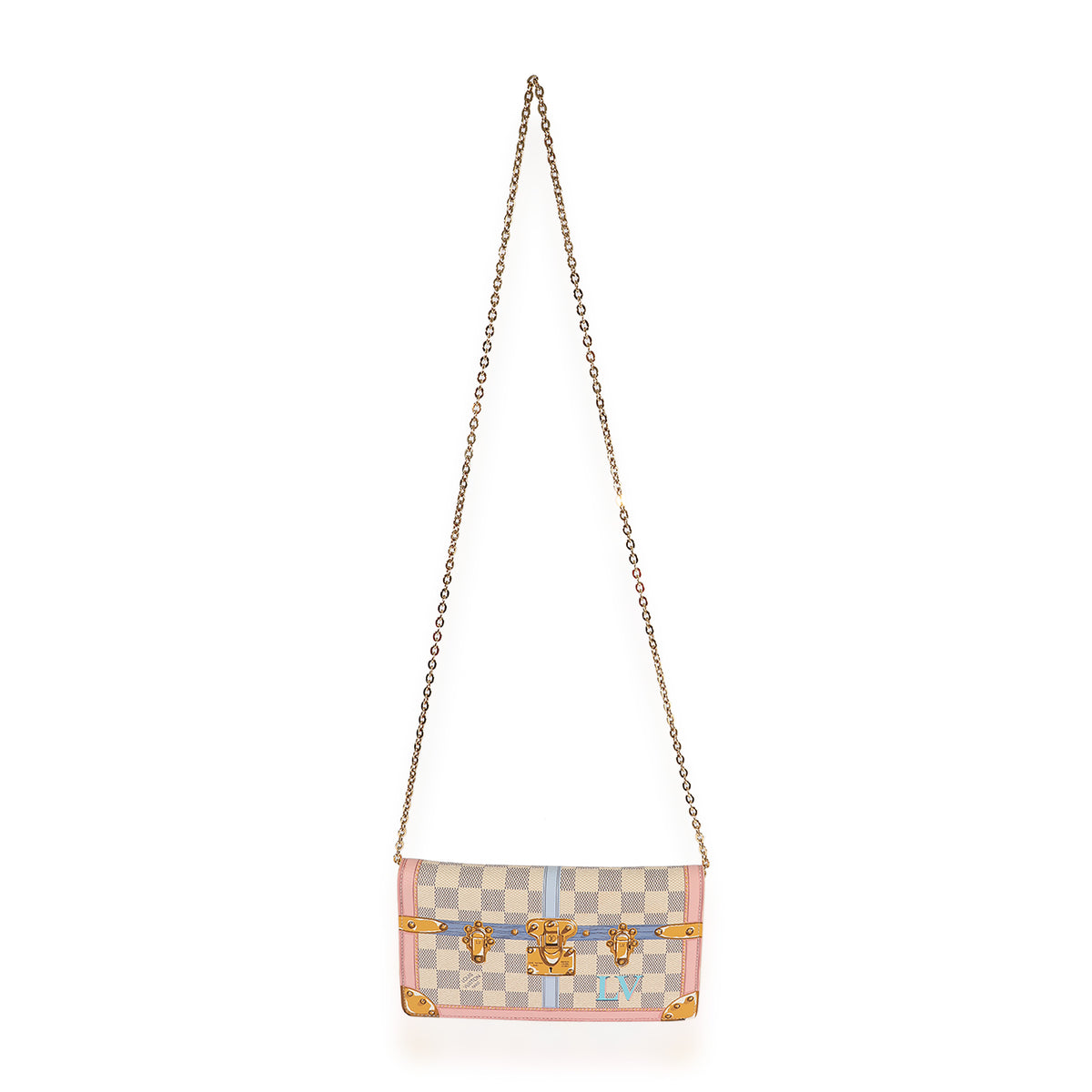 Louis Vuitton Summer Trunks Pochette Weekend Monogram Crossbody Bag.