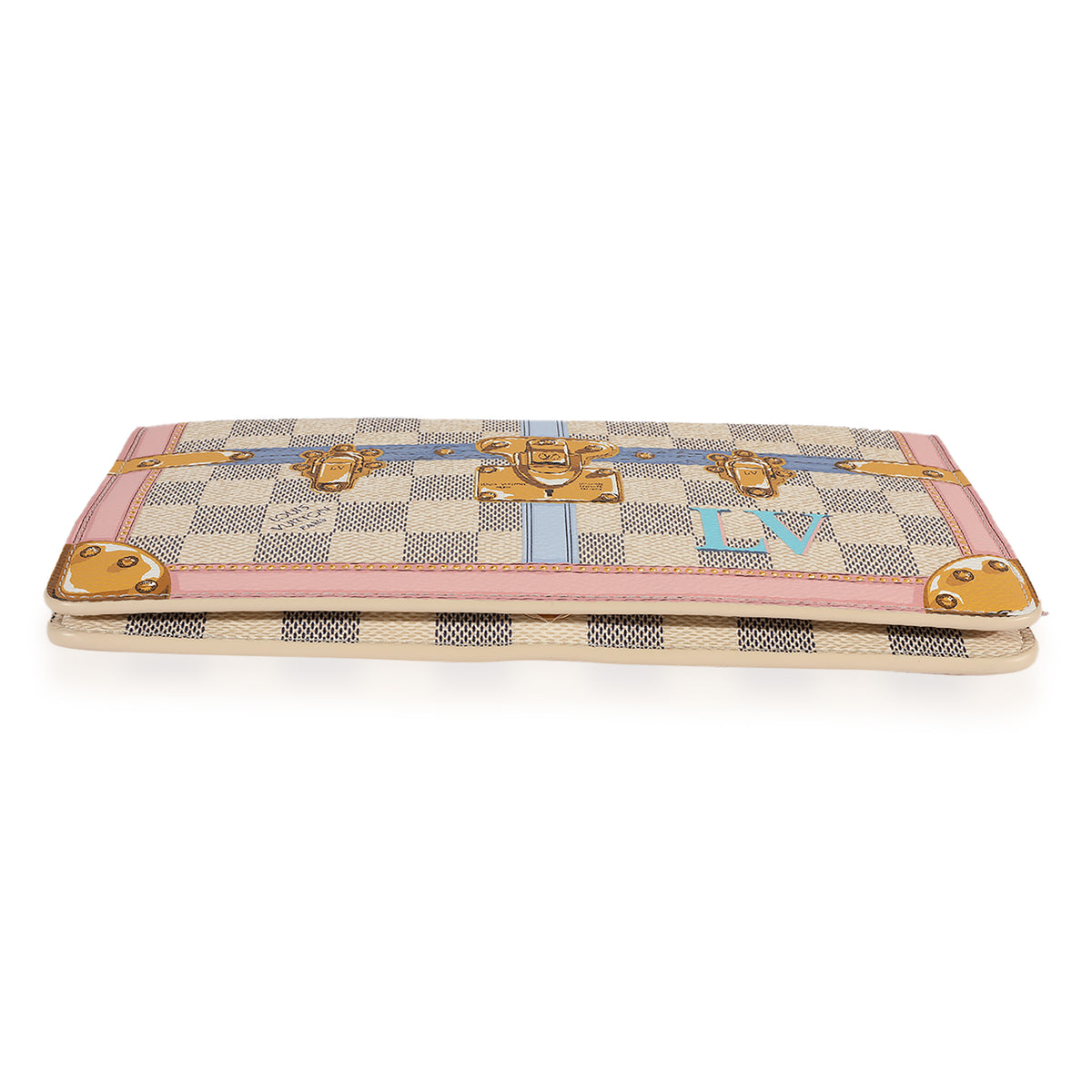 Louis Vuitton - Authenticated Clemence Wallet - Cotton Multicolour Abstract for Women, Very Good Condition