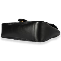 Gucci Black Matelassé Leather Large Marmont Shoulder Bag