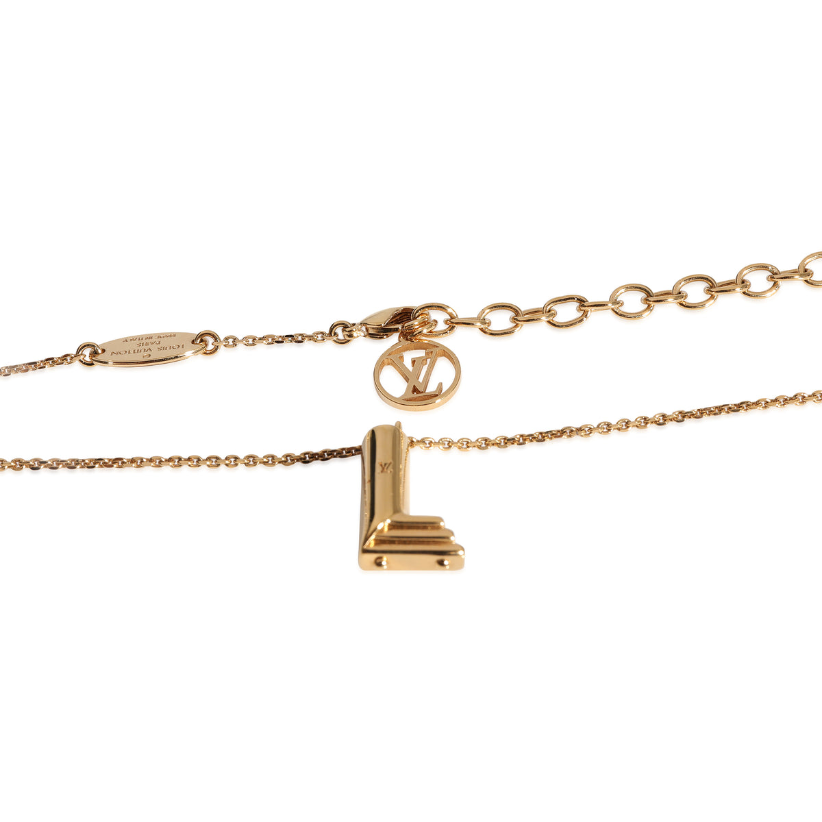 Louis Vuitton LV & Me Necklace, Letter L, on Chain, myGemma, NL