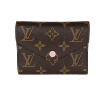 Louis Vuitton Monogram Canvas & Rose Ballerine Victorine Wallet