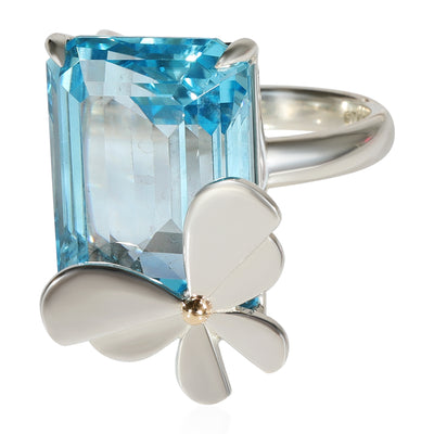 Tiffany & Co. Return To Tiffany Love Bug Butterfly Blue Topaz Ring