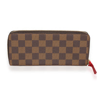 Louis Vuitton Damier Ebene & Cherry Clémence Wallet