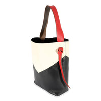 Celine Tricolor Smooth Calfskin Twisted Cabas Tote