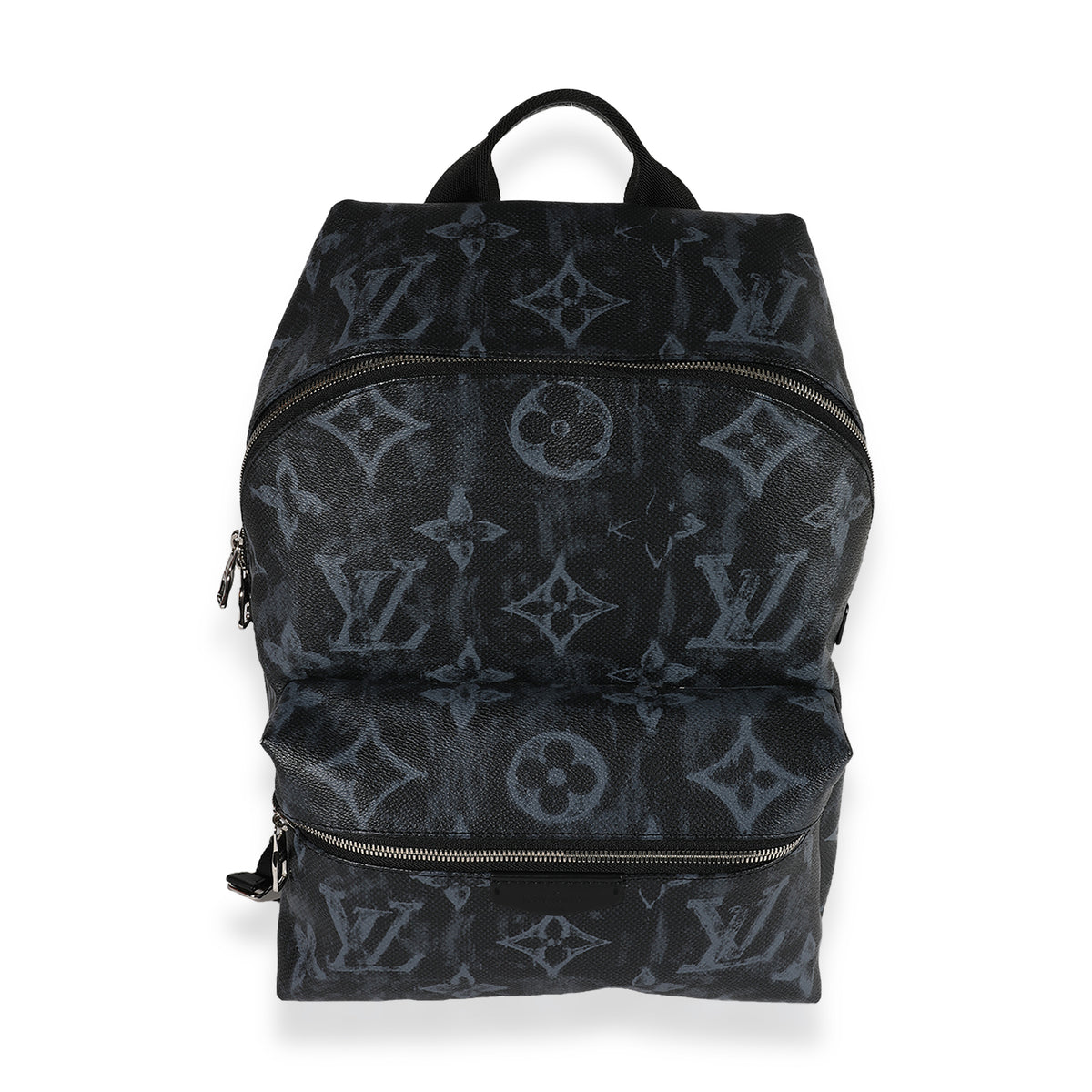 blue and black louis vuitton backpack Louis Vuitton Black & Blue Monogram Pastel Discovery Backpack | myGemma
