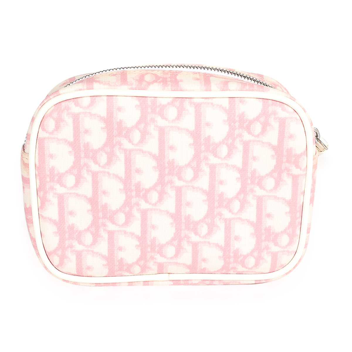 Christian Dior Pink Monogram Logo Small Pouch Bag