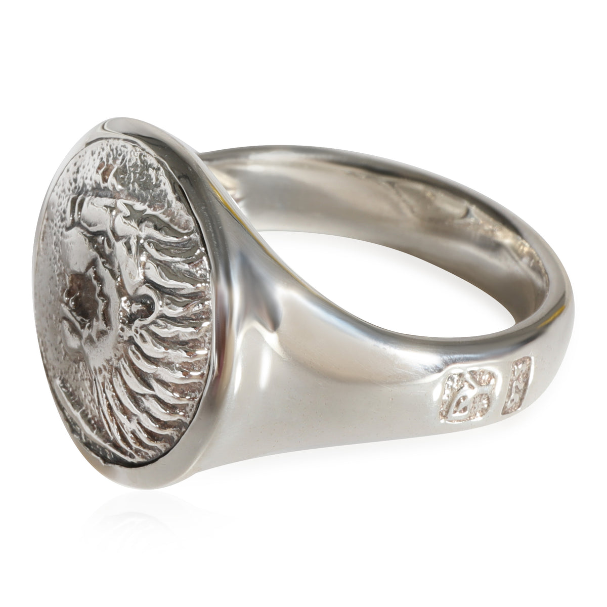 David Yurman Petrvs Lion Signet Collection Ring in 925 Sterling Silver