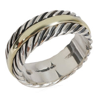 David Yurman Cable Band in 14k Yellow Gold/Sterling Silver