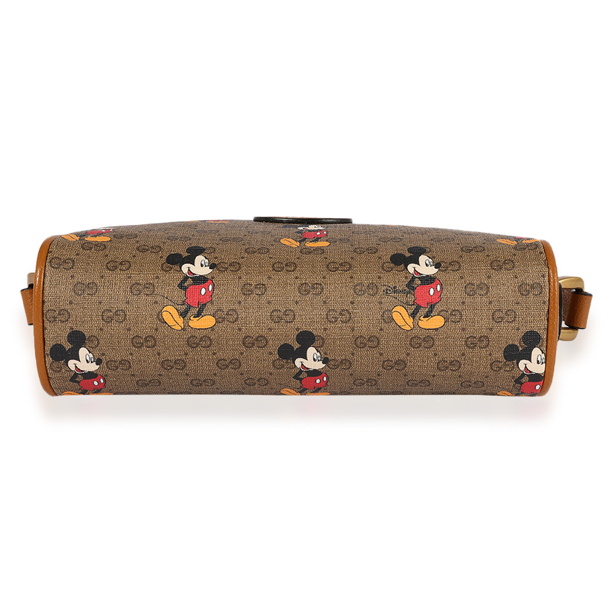 Gucci Disney Collaboration Micro GG Shoulder Bag Mickey Mouse Brown Japan 