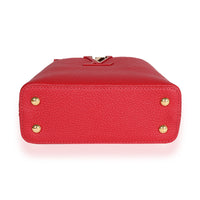 Louis Vuitton Scarlet Taurillon Capucines Mini